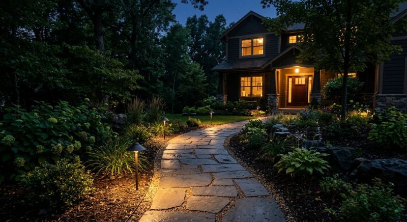 Pathway Lights Installation in Heber City, UT