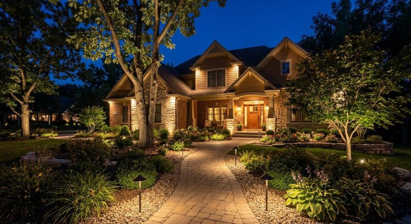 Courtyard Light Installation in Denver, CO