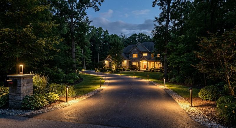 Driveway Lighting Installation in Kansas City, MO