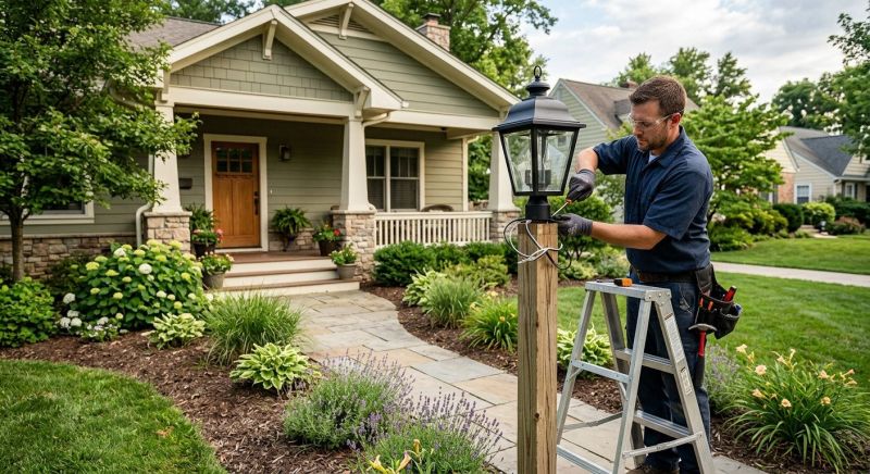 Landscape Lighting Installation in Olathe, KS