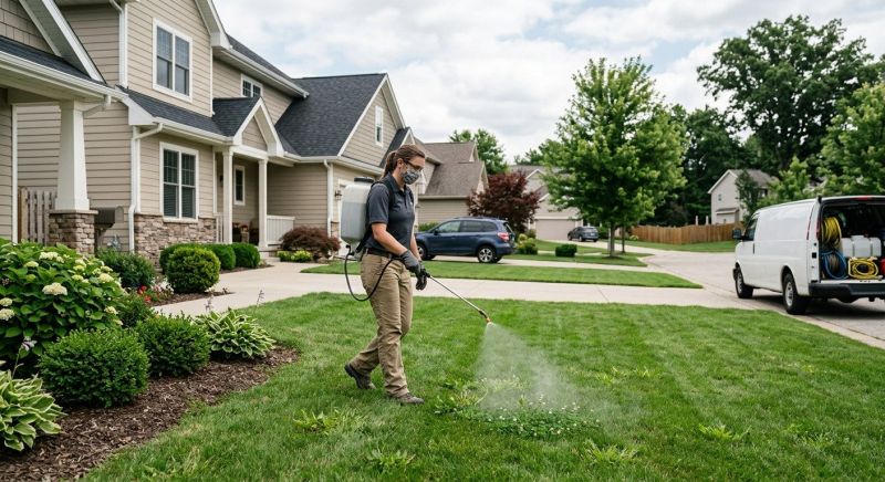 Lawn Weed Spraying in Rockwall, TX
