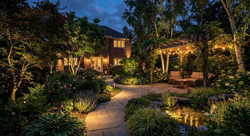 Pond Lighting Installation in Heber City, UT