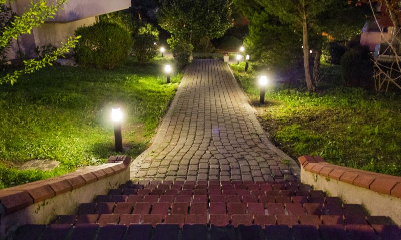 Sidewalk Lighting Installation in Provo, UT